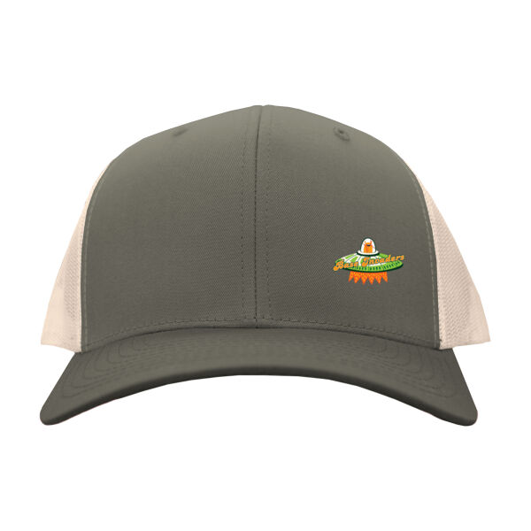 Base Invaders 6 Panel Trucker Hat Thumbnail